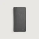 Cameron Grey Leather Long Wallet