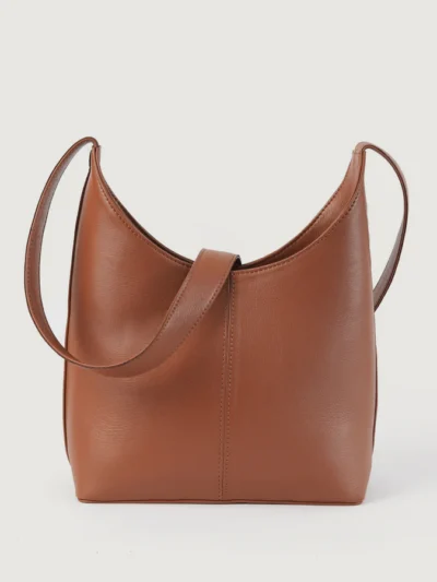 The Stefani Brown Leather Hobo Bag